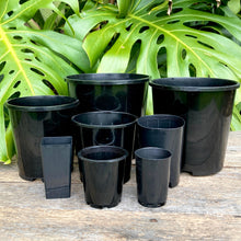 Load image into Gallery viewer, Black Nursery Pot 23cm (6L)