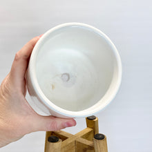Load image into Gallery viewer, White Pot with Stand