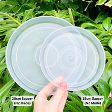Load image into Gallery viewer, Clear Pot Saucer 200mm (NZ Made)