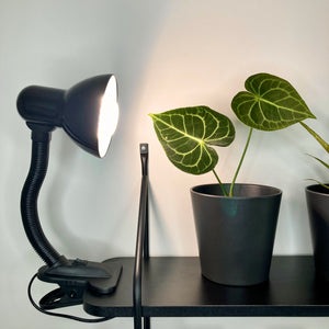 Sansai Clip-On Lamp Black E27 25W