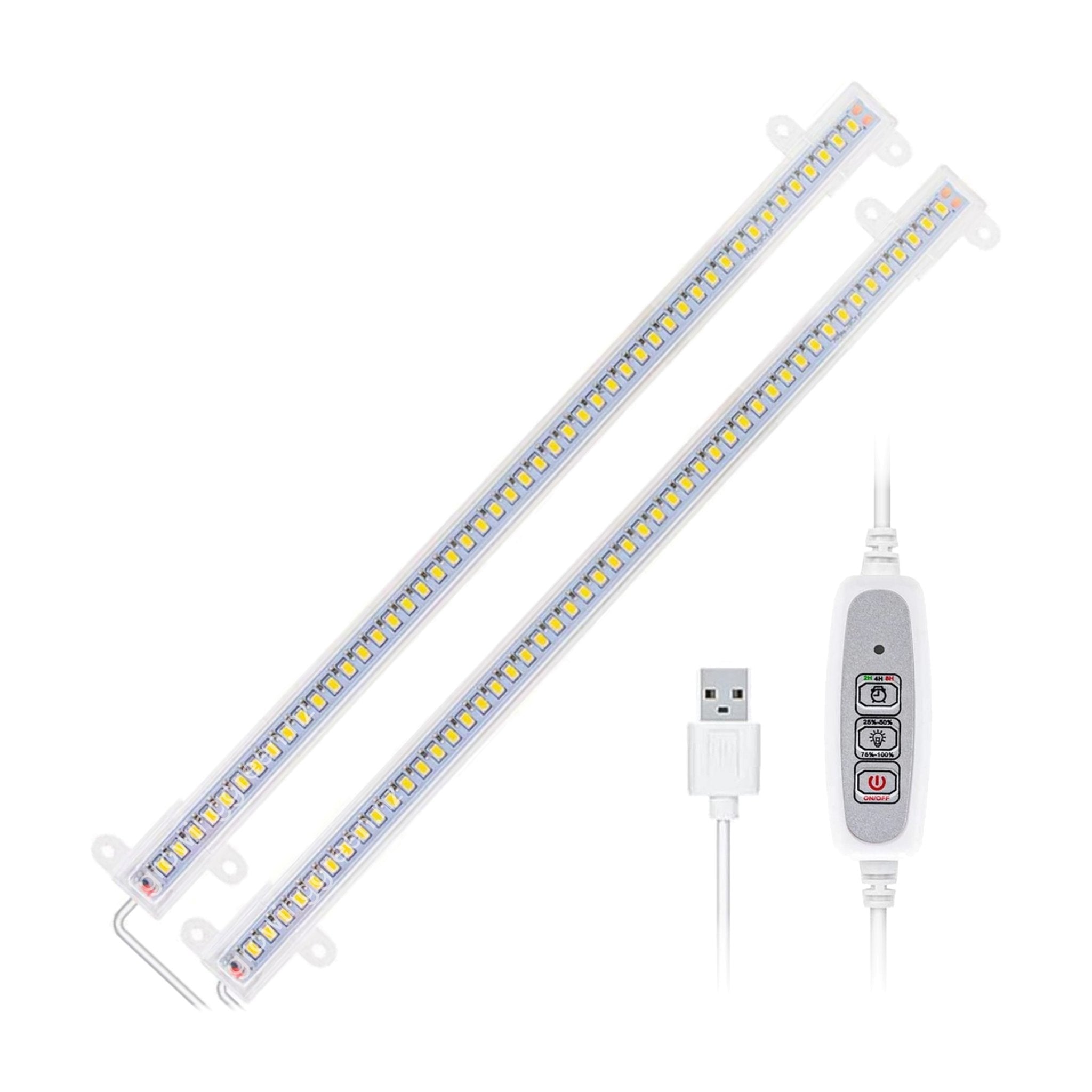 led grow light strips for plants Buy USB Double Strip LED Grow Light – GrowingGreen NZ