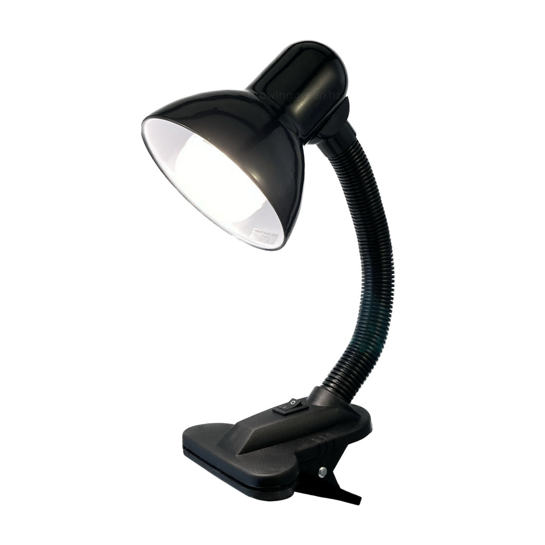 Sansai Clip-On Lamp Black E27 25W