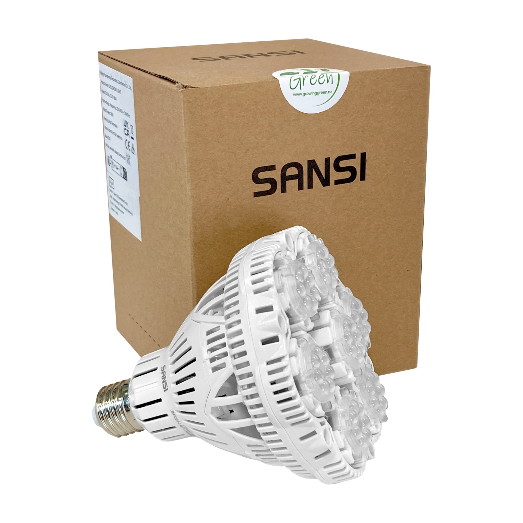 Buy Sansi 36 Watt LED Full Spectrum Grow Light – GrowingGreen NZ