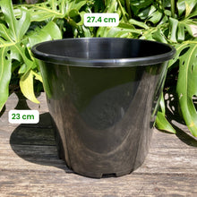 Load image into Gallery viewer, Black Nursery Pot 27cm (8.5L)
