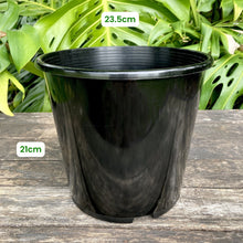 Load image into Gallery viewer, Black Nursery Pot 23cm (6L)
