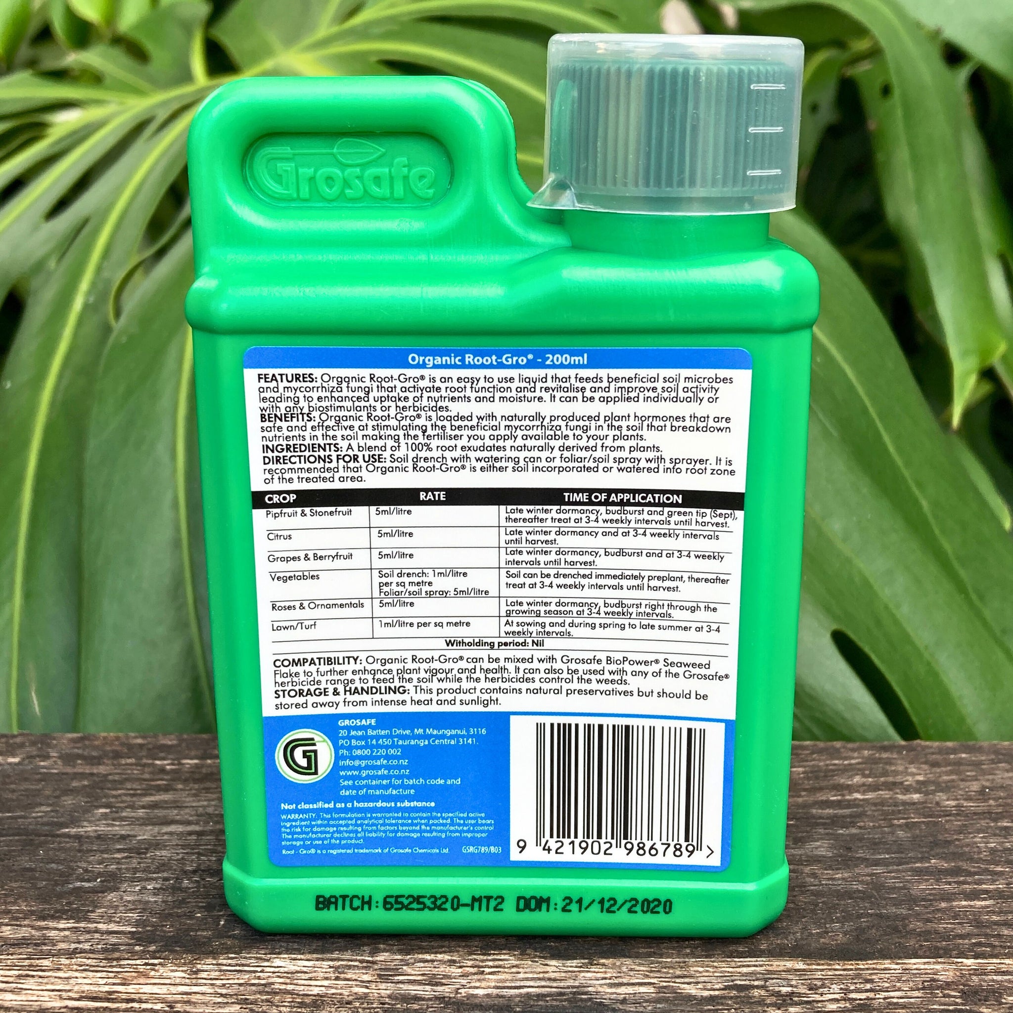 organic herbicides nz Grosafe Organic Root-Gro Mycorrhiza Enhancer