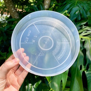 Clear Pot Saucer Sample Set