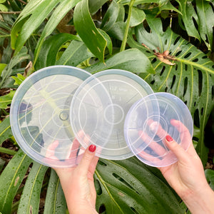 Clear Pot Saucers 140mm