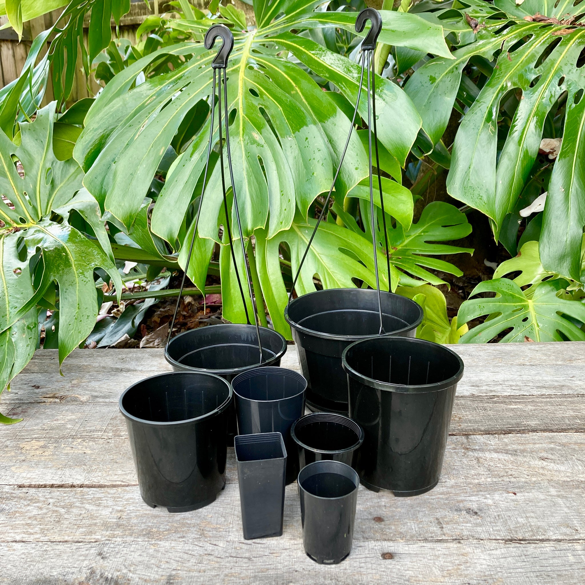 plastic plant pots nz Buy Black Nursery Pot Sample Set – GrowingGreen NZ