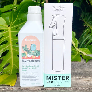 Forsana Plant Care Plus - Hydrogen Peroxide + Spray Bottle Combo