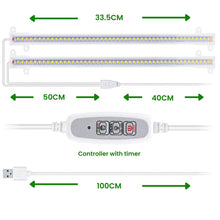 Load image into Gallery viewer, USB Double Strip LED Grow Light
