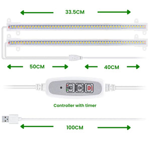 USB Double Strip LED Grow Light