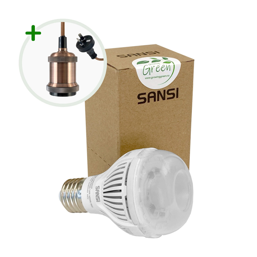 sansi grow light bulb Sansi Grow Light & Pendant Combo – GrowingGreen NZ