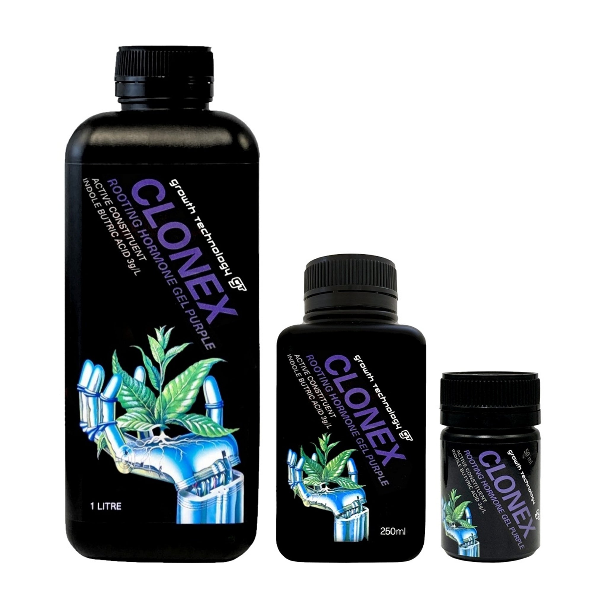 Buy Growth Technology Clonex Purple Cloning Gel 50ml / 250ml / 1L –  GrowingGreen NZ
