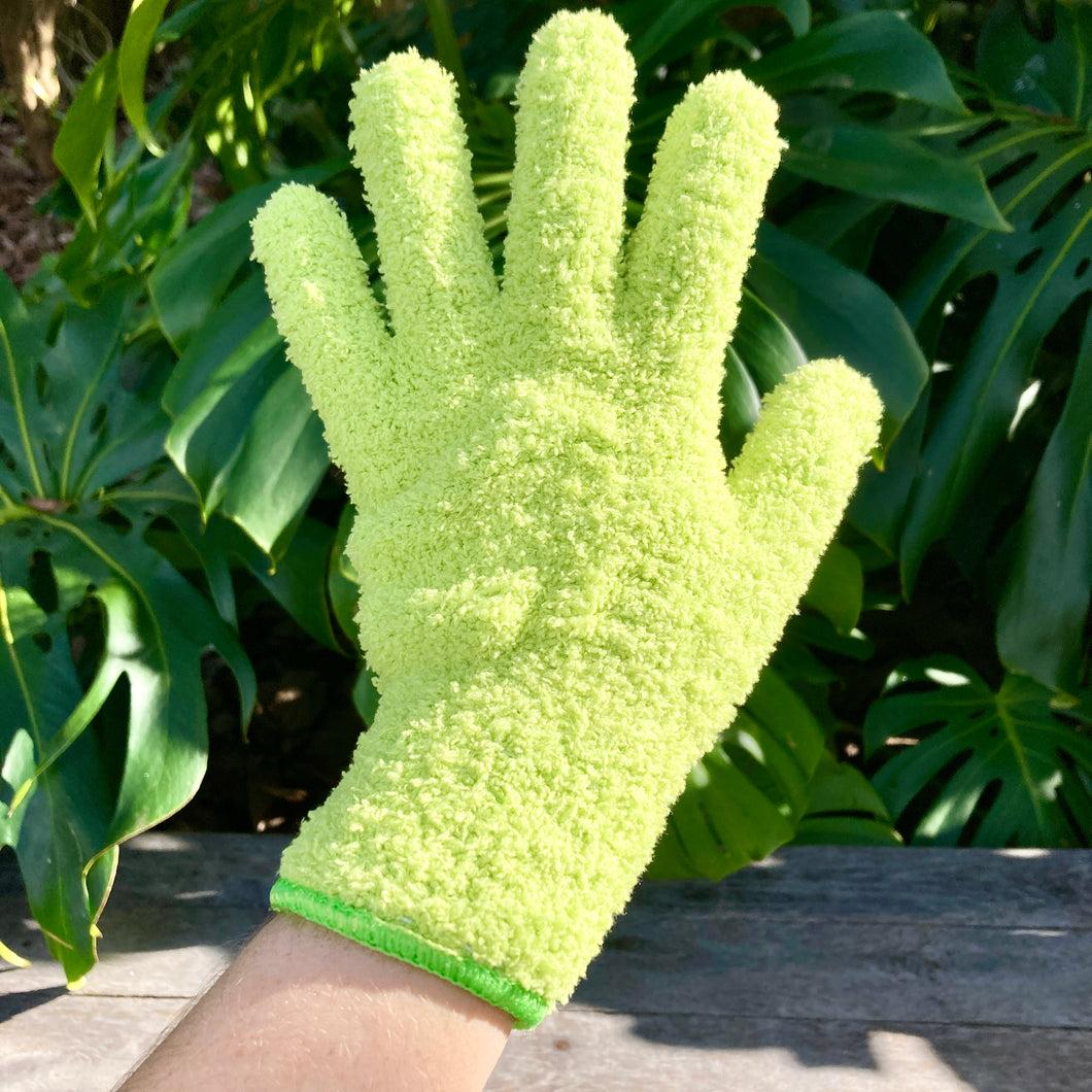 Microfibre Leaf Cleaning Gloves