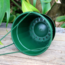 Load image into Gallery viewer, Hanging Pot Green/Black 17cm
