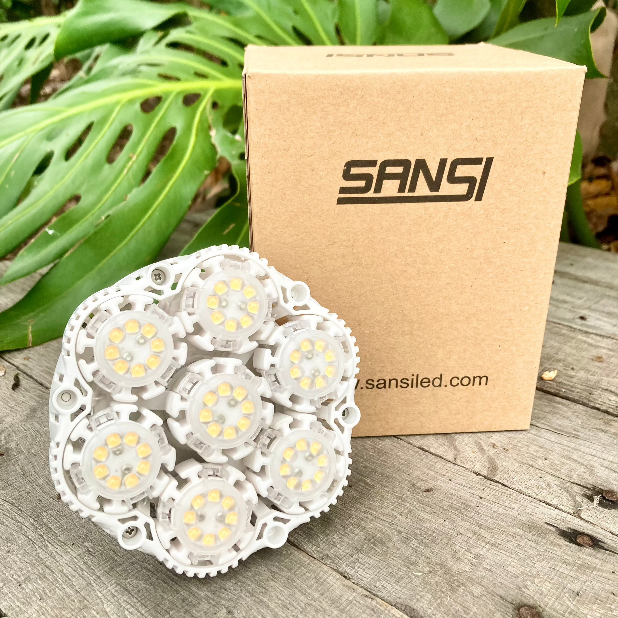36 grow light bulb Buy Sansi 36 Watt LED Full Spectrum Grow Light – GrowingGreen NZ