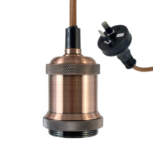Plug-In Pendant Cord 'Copper' E27 60W